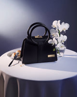 Immaculate Vegan - Kaila Katherine Bloomsbury Cactus Leather Vegan Bag | Black