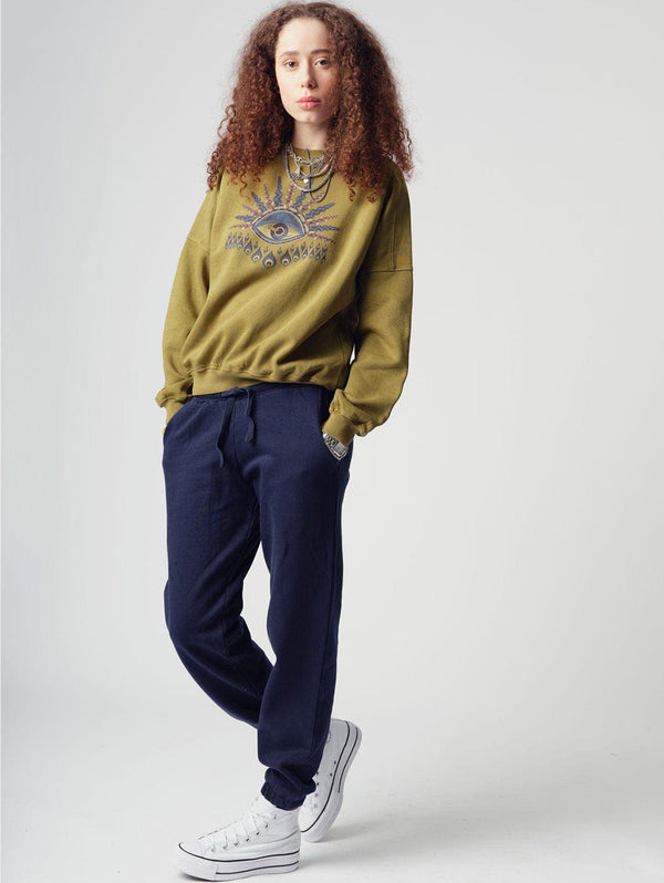 KOMODO Evie Organic Cotton Joggers | Navy