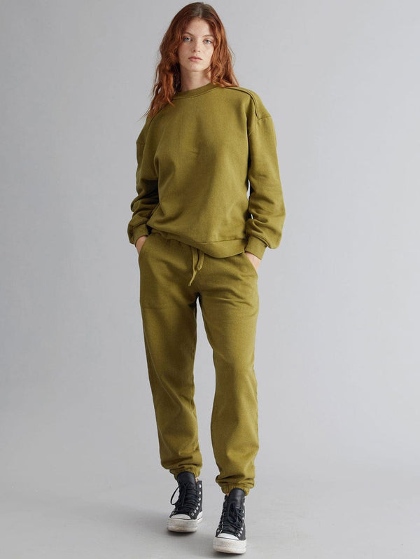 KOMODO Evie Organic Cotton Joggers | Olive