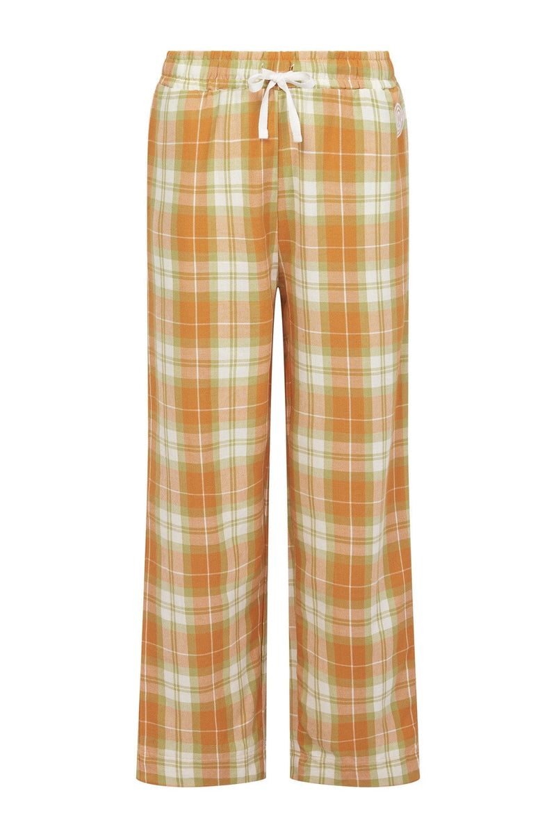 KOMODO JIM JAM Pyjama Trousers Set Womens - GOTS Organic Cotton Off White