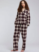 Immaculate Vegan - KOMODO Jim Jam Women's Organic Cotton Pyjama Set | Maroon