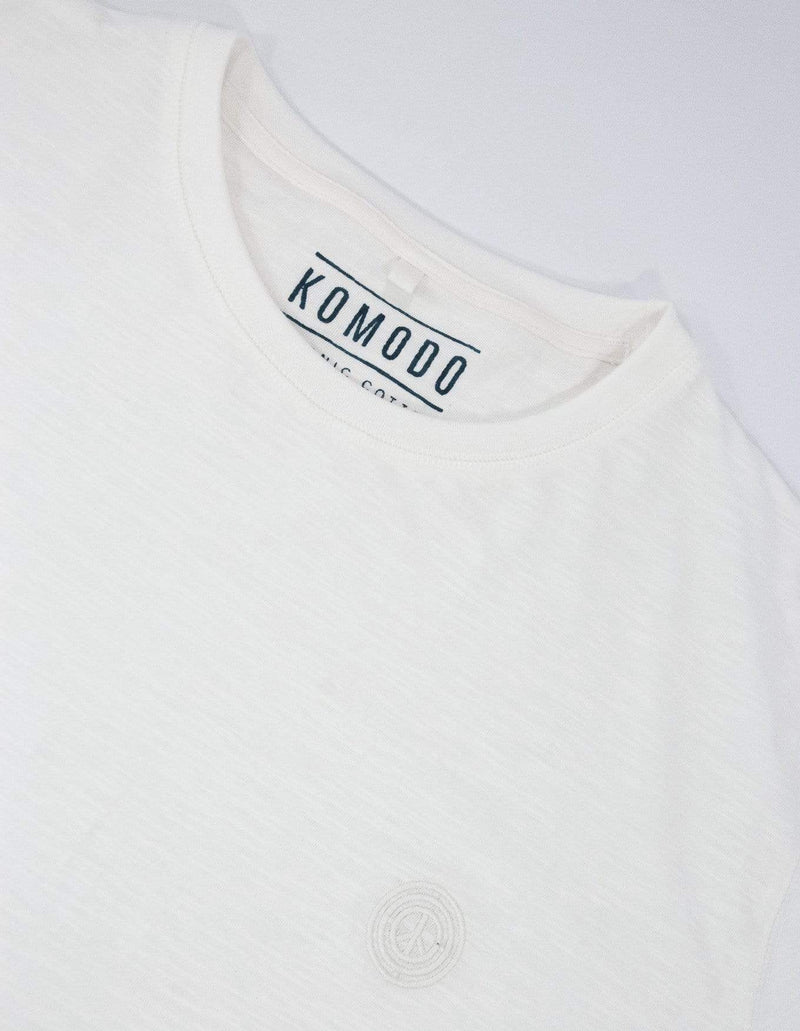KOMODO Kin Men's GOTS Organic Cotton T-Shirt | Off White
