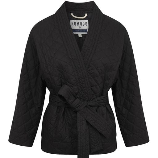 KOMODO KISHI Organic Cotton Quilted Jacket - Black