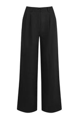 Immaculate Vegan - KOMODO LION Organic Linen Trousers - Black