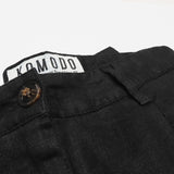 Immaculate Vegan - KOMODO LION Organic Linen Trousers - Black