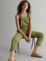 Immaculate Vegan - KOMODO JOY Organic Cotton Dungaree - Khaki Green SIZE 5 / UK 16 / EUR 44