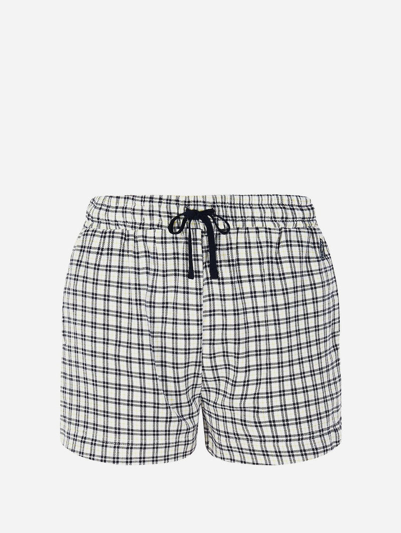 KOMODO Jim Jam Women's Organic Cotton Pyjama Shorts | White White / Size 2 / UK 10 / EUR 38