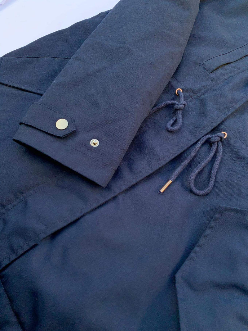 KOMODO WILSON - Water Resistant Organic Cotton Parka Ink