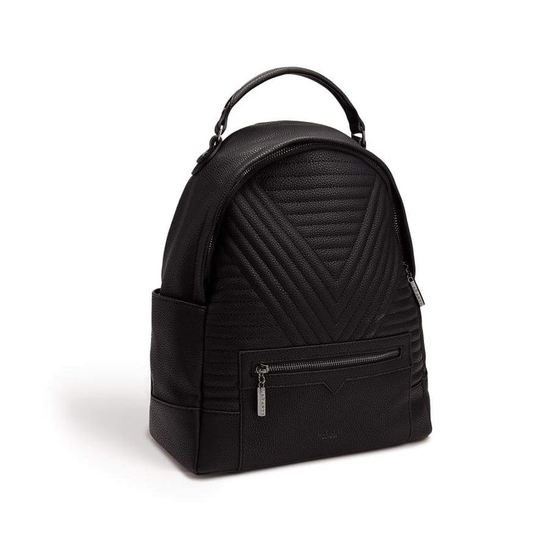 La Bante Camberwell Black Quilted Vegan Backpack pre-order delivery in October