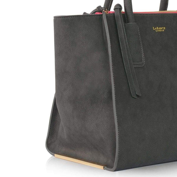 La Bante Demi Grey Vegan Winged Tote Bag