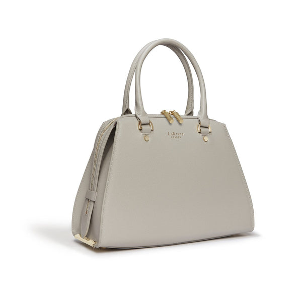 La Bante Magnolia Grey Vegan Small Bowling Bag