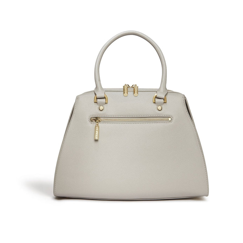 La Bante Magnolia Grey Vegan Small Bowling Bag
