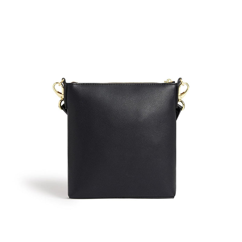 La Bante Raven Black Vegan Crossbody Bag