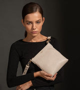 Immaculate Vegan - La Bante Raven Grey Vegan Crossbody Bag