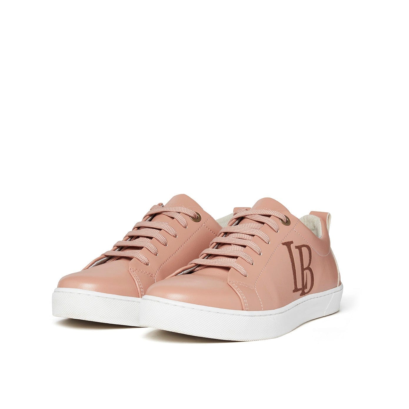 LaBante London LB Apple Leather Sneakers in Nude for Women (Pre Order)