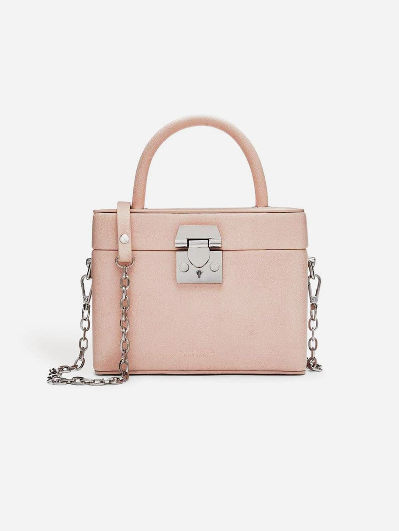 LaBante London Mae Vegan Leather Satchel Crossbody Bag | Pink