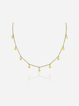 Immaculate Vegan - Little by Little Apple Nine Pip Necklace, Gold