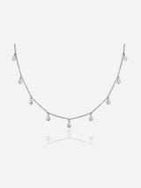 Immaculate Vegan - Little by Little Apple Nine Pip Necklace, Silver