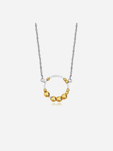 Immaculate Vegan - Little by Little Mustard Cluster Necklace