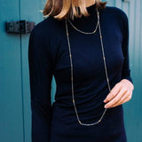 Immaculate Vegan - Little by Little Mustard Long Chain Necklace