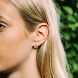Immaculate Vegan - Little by Little Seville Slice Ear Jacket Earrings, Silver