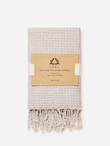 Immaculate Vegan - Lüks Linen Rulo Cotton Waffle Vegan Hand & Tea Towel | Multiple Colours Lichen