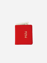 Immaculate Vegan - Mela Luca Apple Leather Vegan Wallet | Lipstick Red Red Lipstick