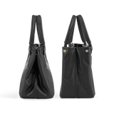 Immaculate Vegan - Melina Bucher Indy Vegan Leather Tote Bag | Black