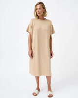 Immaculate Vegan - Mila.Vert Knitted herringbone detail T-shirt dress