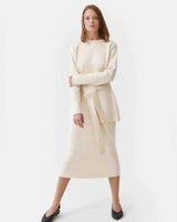 Immaculate Vegan - Mila.Vert Knitted Organic Cotton Belted Tunic | Multiple Colours