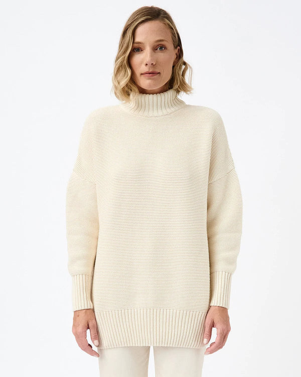 Mila.Vert Knitted Organic Cotton Long Pullover | Multiple Colours