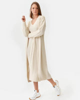 Immaculate Vegan - Mila.Vert Knitted Organic Cotton Long Sleeved V-neck Dress | Multiple Colours