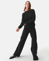 Immaculate Vegan - Mila.Vert Knitted Organic Cotton Long Trousers | Multiple Colours