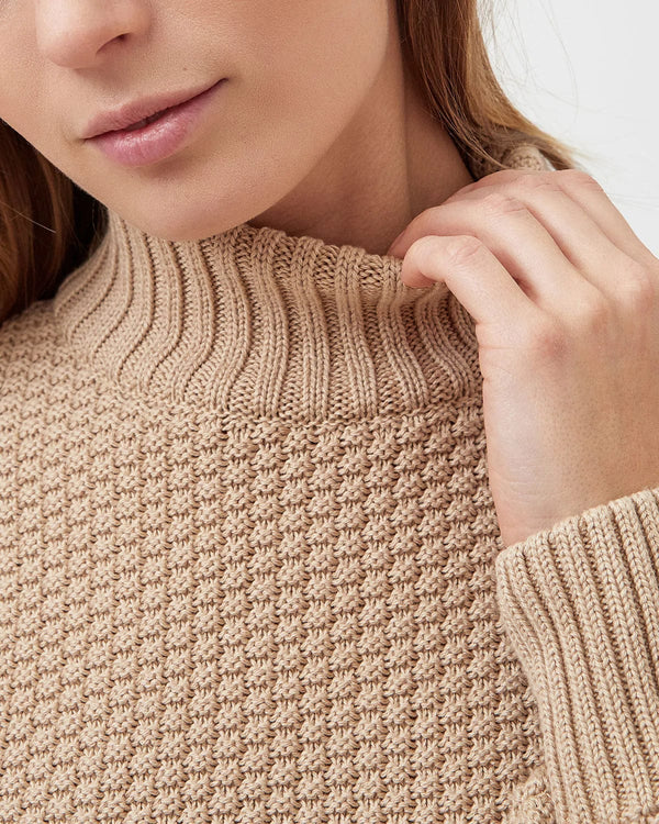 Mila.Vert Knitted Organic Cotton Rice Cubes Jumper | Multiple Colours