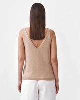 Mila.Vert Knitted Organic Cotton Strap Top | Multiple Colours