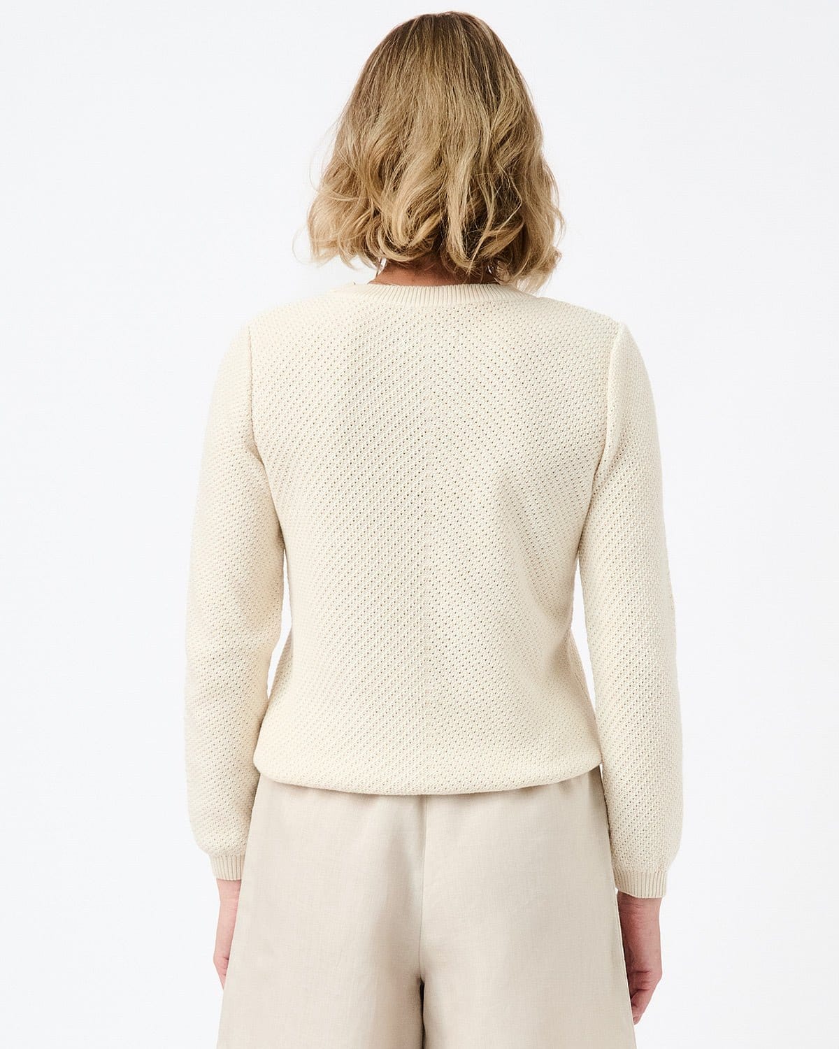 Mila.Vert Knitted pinpoint pullover
