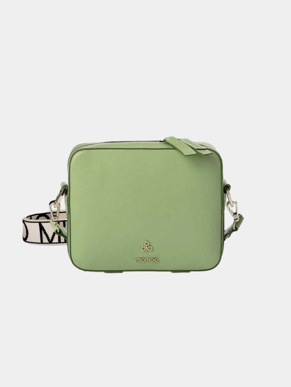 Mio Mojo Dalila Apple Leather Vegan Crossbody Bag | Matcha