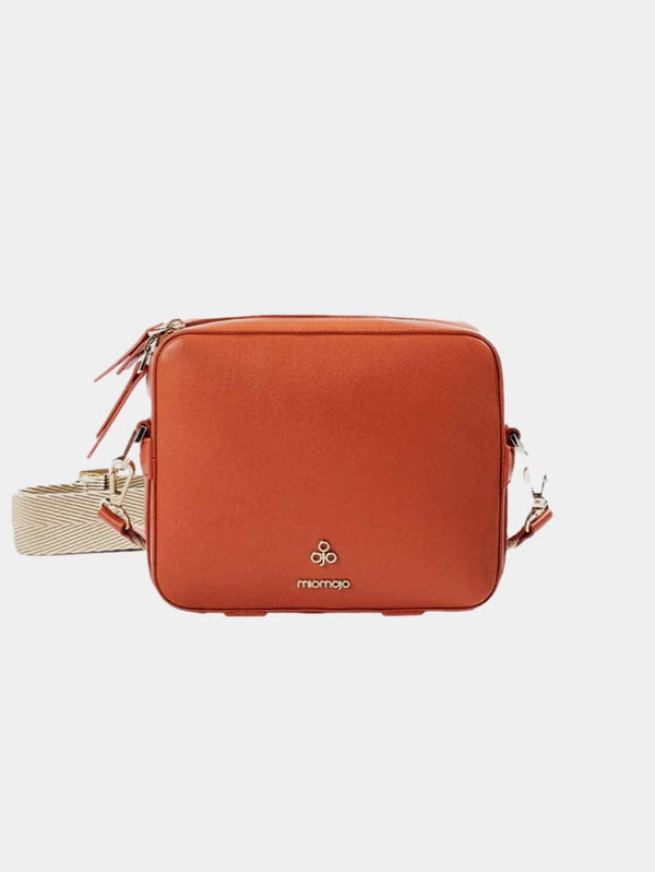 Mio Mojo Dalila Apple Leather Vegan Crossbody Bag | Terracotta Terracotta