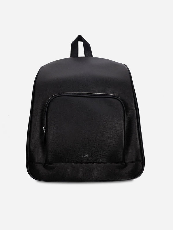 Nae Mika Apple Leather Vegan Backpack | Black Black / One size
