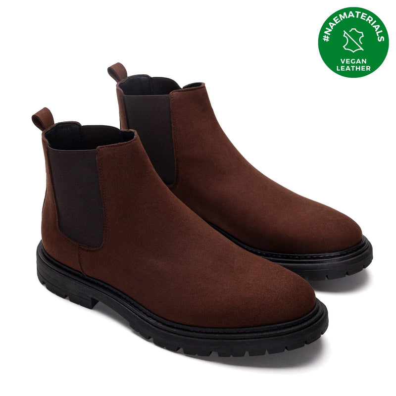 Nae Faber Brown vegan chelsea ankle boot