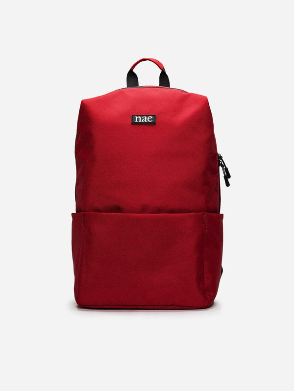 Nae Oslo Recycled PET Laptop Backpack | Red Red / One size