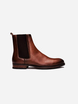 Immaculate Vegan - NAE Vegan Shoes Basti Men's Vegan Leather Chelsea Boots | Brown Brown / UK7 / EU40 / US8