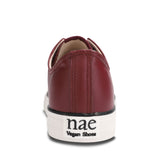 Immaculate Vegan - NAE Vegan Shoes Clove Red Vegan Sneakers Low-Top Lace-Up