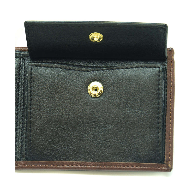 NAE Vegan Shoes Denver - Black wallet with a coin pocket