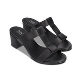 Immaculate Vegan - NAE Vegan Shoes Iris Black Vegan high-heeled Sandals
