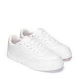 Immaculate Vegan - NAE Vegan Shoes Pole White vegan lace-up basic sneakers