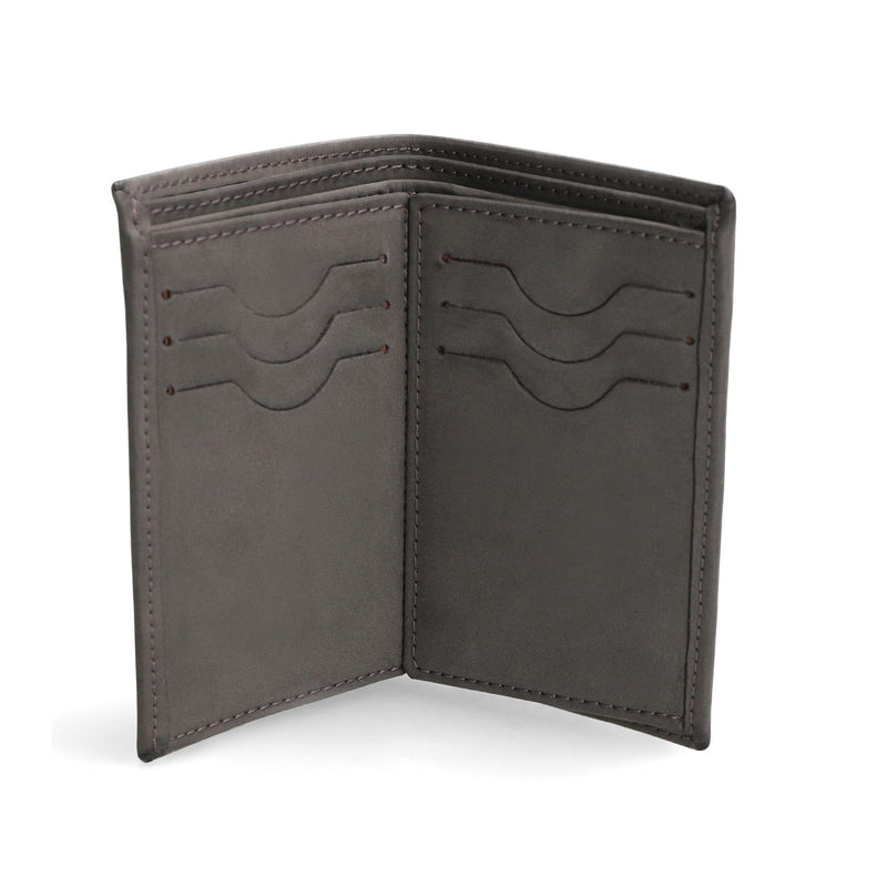 NAE Vegan Shoes Dallas Grey Vegan Bifold Wallet Tamanho único