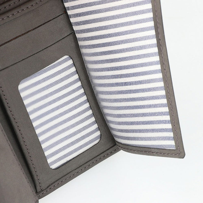 NAE Vegan Shoes Dallas Grey Vegan Bifold Wallet Tamanho único