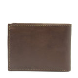 NAE Vegan Shoes Lyon - Brown wallet with a coin pocket Tamanho único