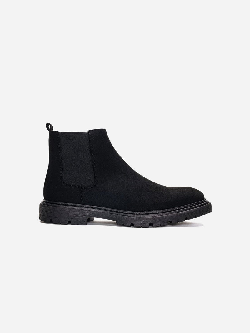 NAE Vegan Shoes Faber Chelsea Vegan Ankle Boot | Black UK12 / EU47 / US13